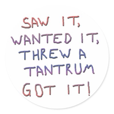 Tantrum copy sticker by Moondial