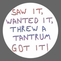 Tantrum copy stickers