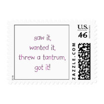 Tantrum postage by Moondial Tantrum postage