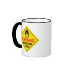 Tantrum Zone/Sleep Deprived Parent Mug mug