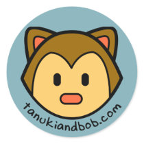 Tanuki Sticker stickers