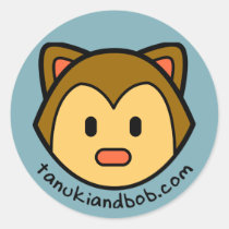 Tanuki Sticker stickers