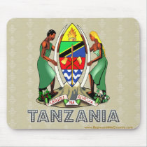 Tanzania Coat of Arms Mousepads