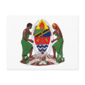 Tanzania Coat of Arms Postcard