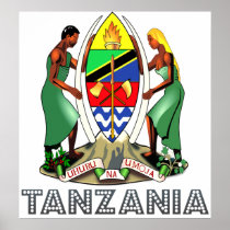 Tanzania Coat of Arms Print