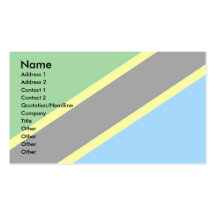 Tanzania Flag Business Card Templates