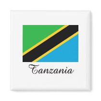 Tanzania Flag Design magnets by flagshirt Tanzania Flag Design magnets