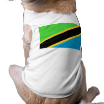 Tanzania Flag pet clothing by flagshirts Tanzania Flag pet clothing