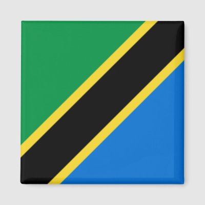 Tanzania Flag Magnet by