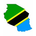 Tanzania flag map t-shirts