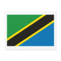 Tanzania Flag Postcard