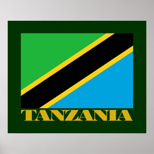 Tanzania Flag Print | Zazzle
