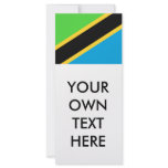Tanzania Flag Custom Rack Cards