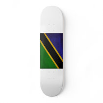 Tanzania Flag Custom Skateboard