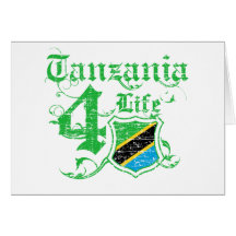 Tanzania for life greeting cards