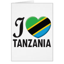Tanzania Love Greeting Cards