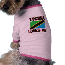 Tanzania Loves Me pet clothing by flagshirt Tanzania Loves Me pet clothing