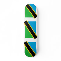Tanzania, Tajikistan flag Skate Boards