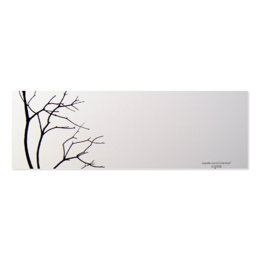 Tao Te Ching No.1/Bookmark Business Cards (back side)