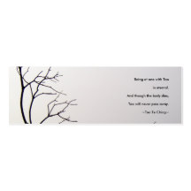 Tao Te Ching No.1/Bookmark Business Cards