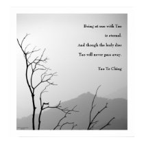 Tao Te Ching No.1 / Poster posters