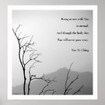 Tao Te Ching No.1 / Poster posters
