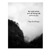 Tao Te Ching No.2/ Postcard No.2