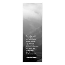 Tao Te Ching No.6/ Bookmark Business Cards