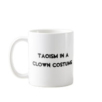 Taoism in a clown costume mug