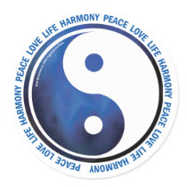 Taoism Ying Yang stickers