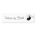 Taoist Faith Sticker bumper stickers by laughingwillow Taoist Faith Sticker bumper stickers