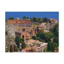 Taormina amphitheater 3 post card