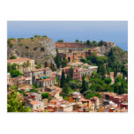 Taormina amphitheater 4 post card