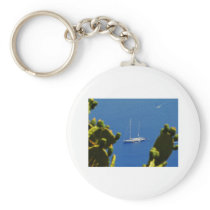 Taormina sail boat key chain