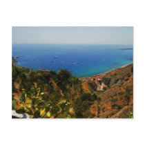 Taormina view 1 post cards