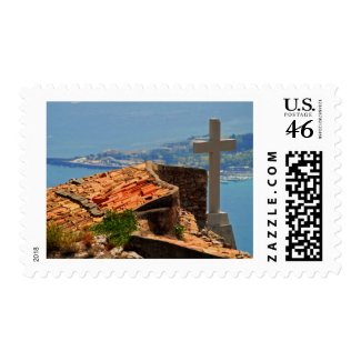 Taormina view 4 stamp