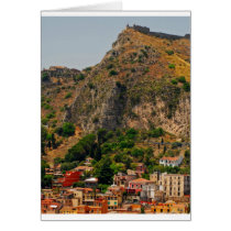 Taormina view 5 greeting cards