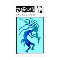 Taos Moon Kokopelli Postage