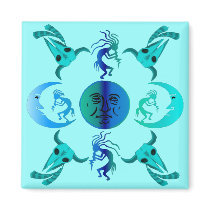 Taos Moon magnets by Jaenne Taos Moon magnets