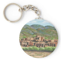 Taos, New Mexico Keychains