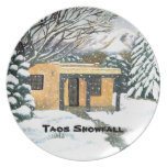 Taos, New Mexico Snowfall Plates