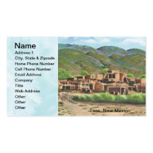Taos Pueblo, New Mexico Business Card