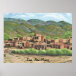 Taos Pueblo, New Mexico Posters