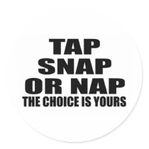 Tap1 Round Sticker