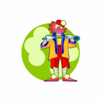 Tap Clown Photo Cut Out