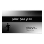 Tap Dance Business Card - Black n Silver