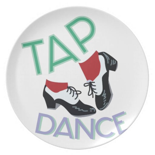 Tap Dance Dinner Plate Zazzle