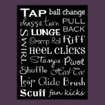Tap Dance Subway Art Poster posters