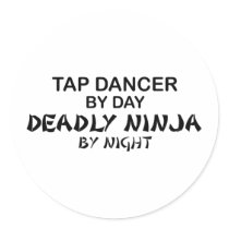 Tap Dancer Deadly Ninja by Night Sticker