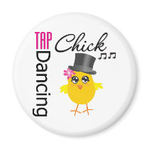 Tap Dancing Chick 2 magnets